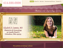 Tablet Screenshot of elizabethcummins.com